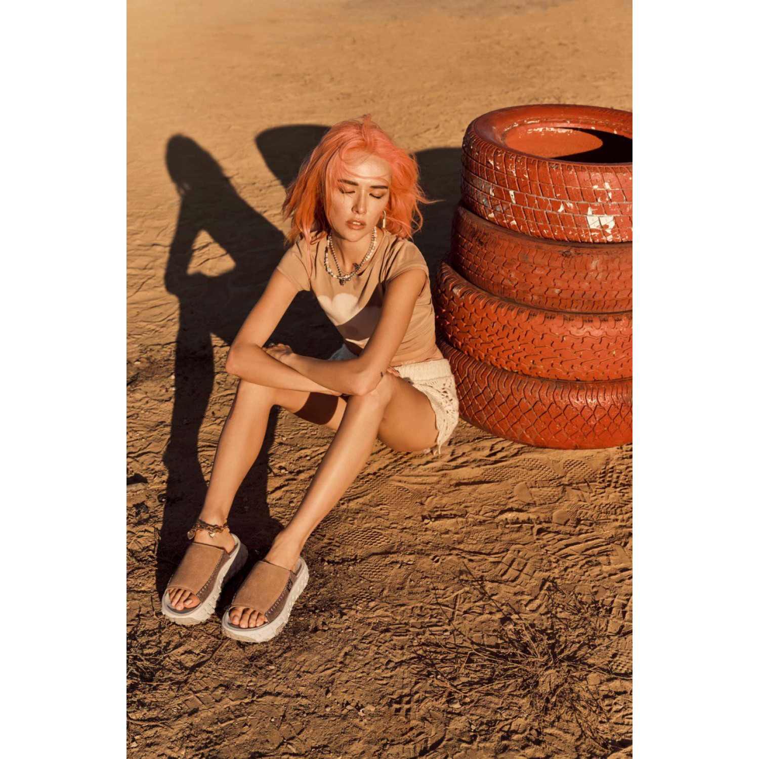 UGG Venture Daze Slide Chestnut/Ceramic