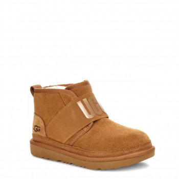 UGG Kids Neumel II Graphic Logo Boot Chestnut 