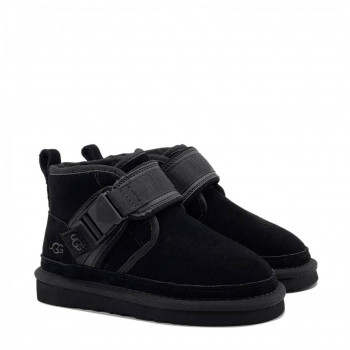 UGG Kids Neumel Snapback Black 