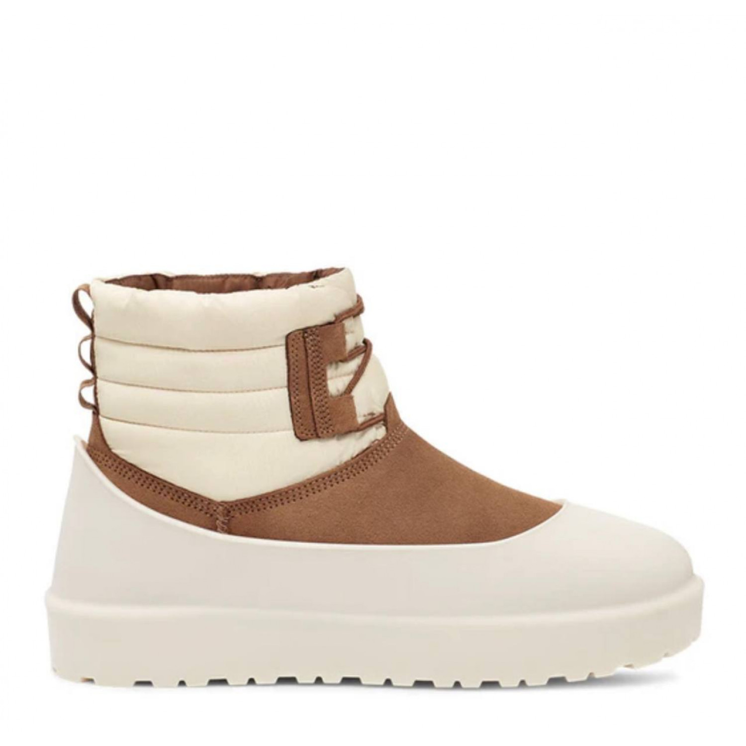UGG Mens Classic Mini Lace-Up Weather Chestnut Whitecap 