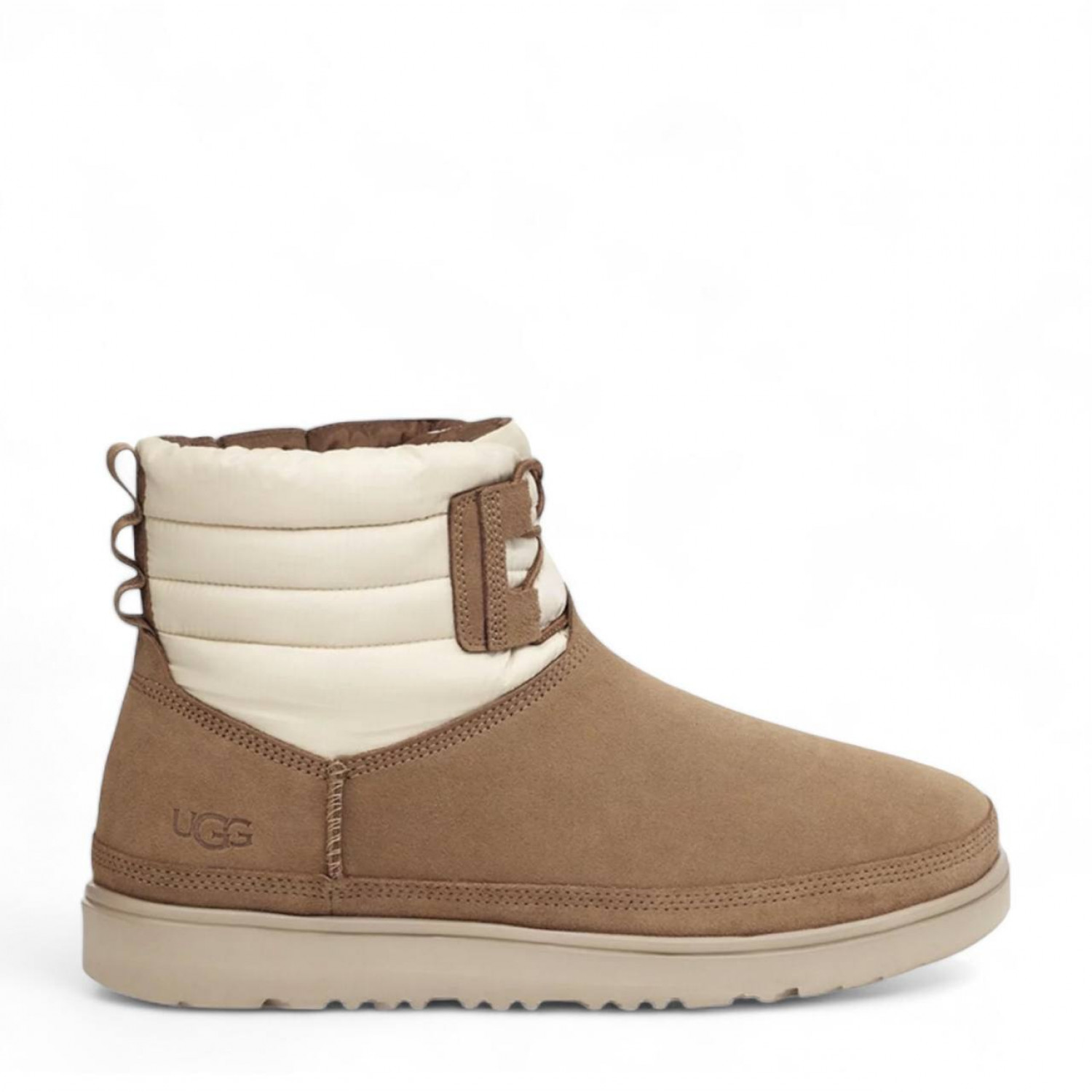 UGG Mens Classic Mini Lace-Up Weather Chestnut Whitecap 