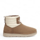 UGG Mens Classic Mini Lace-Up Weather Chestnut Whitecap 