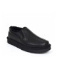 UGG Mens Stitch Slip On Leather Black 