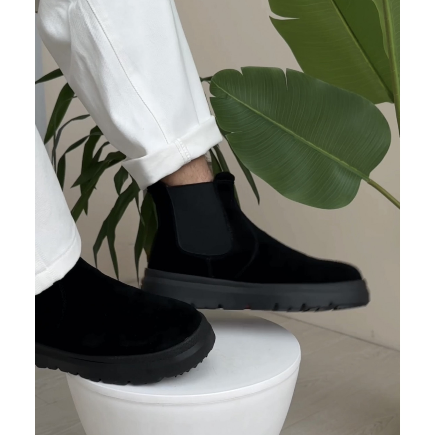 UGG Mens Burleigh Chelsea Black 