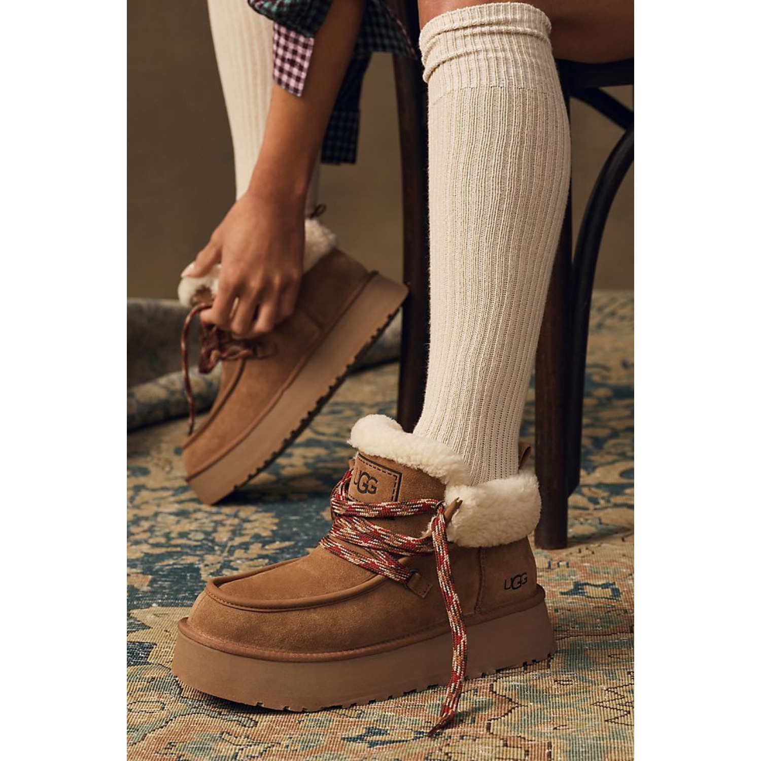 UGG Funkarra Cabin Cuff Burnt Cedar