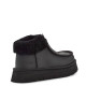 UGG Funkette Platform Boots Leather Black