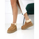UGG Funkette Platform Boots Chestnut