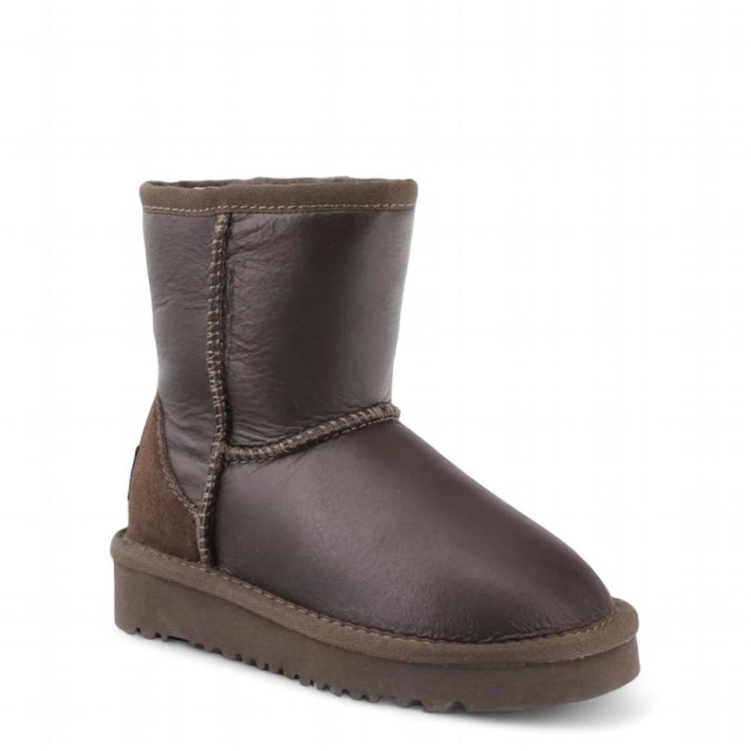 UGG Kids Classic Short Metallic Chocolate 