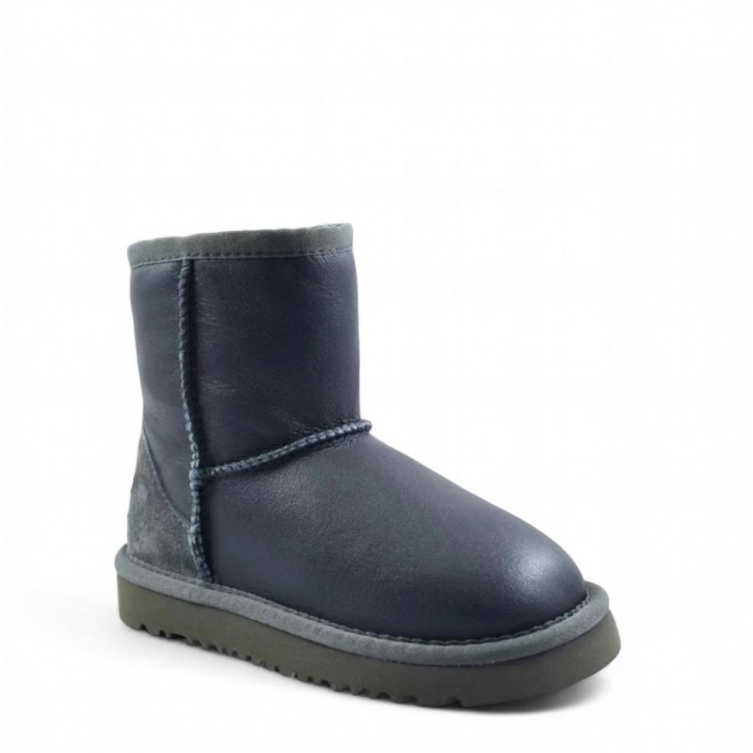 UGG Kids Classic Short Metallic Grey 
