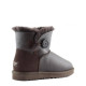 UGG Mini Bailey Button Metallic Chocolate