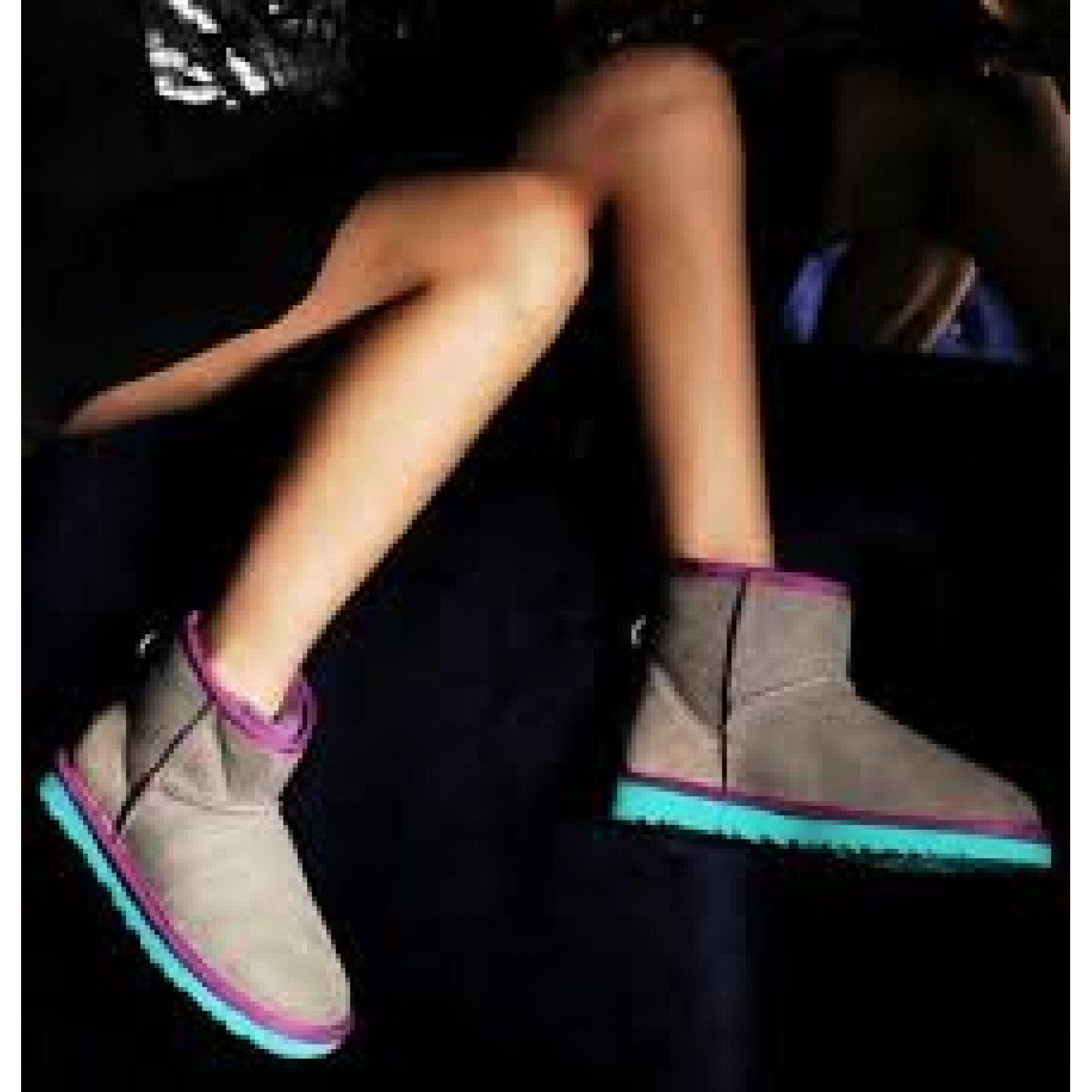 UGG Classic Mini II Grey Aqua