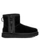 UGG Classic Mini Zipper Tape Logo Black