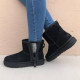 UGG Classic Mini Zipper Tape Logo Black