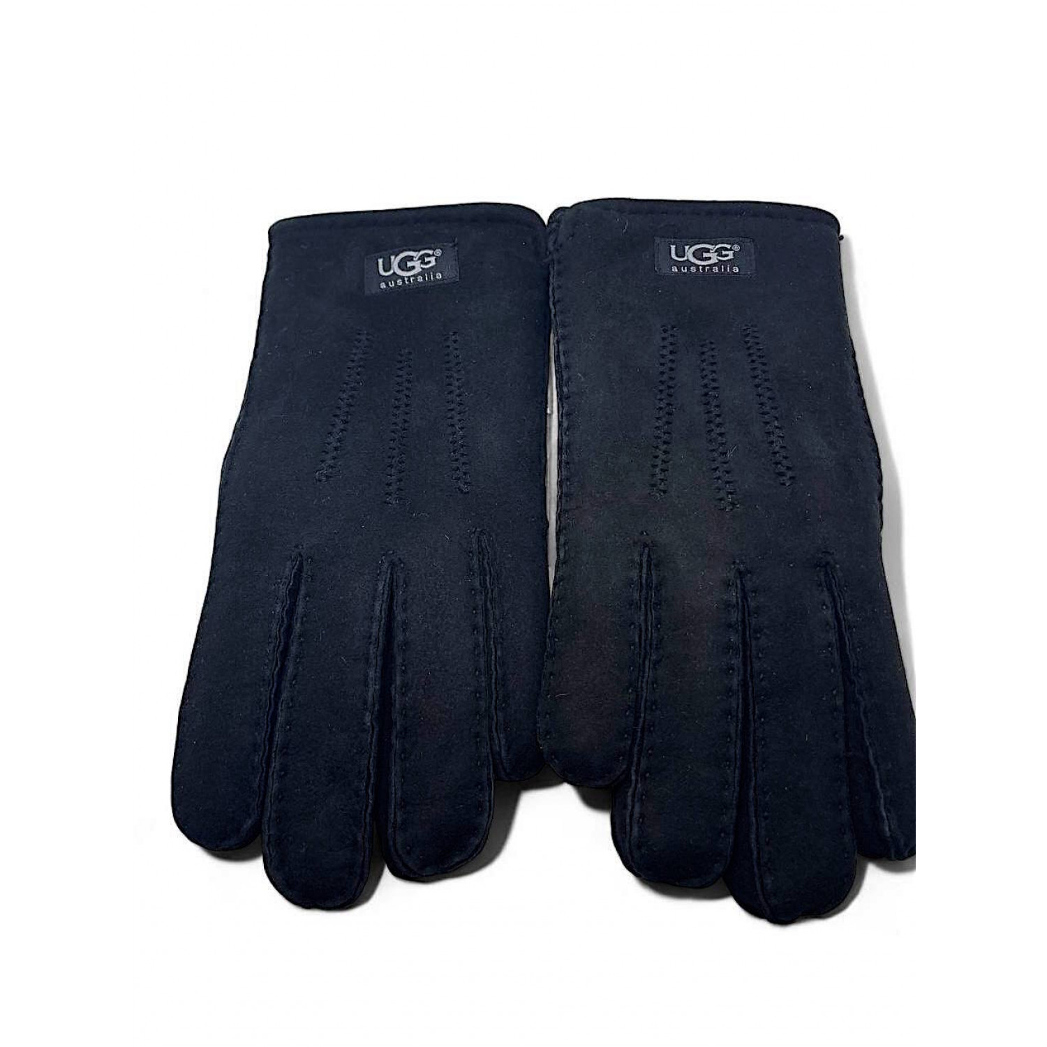 UGG Men Sheepskin Gloves Black 