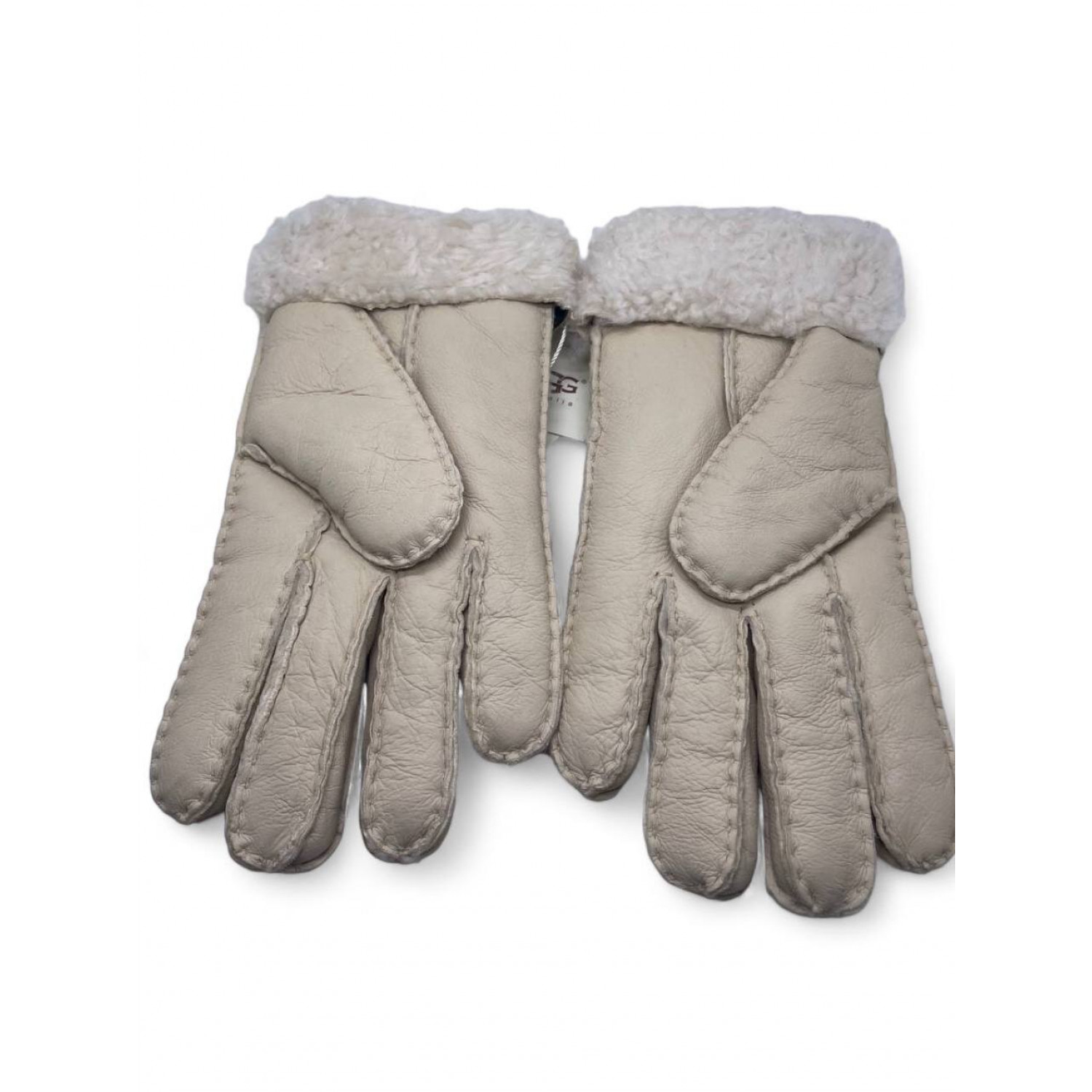 UGG Women's Sheepskin Glove Metallic Beige