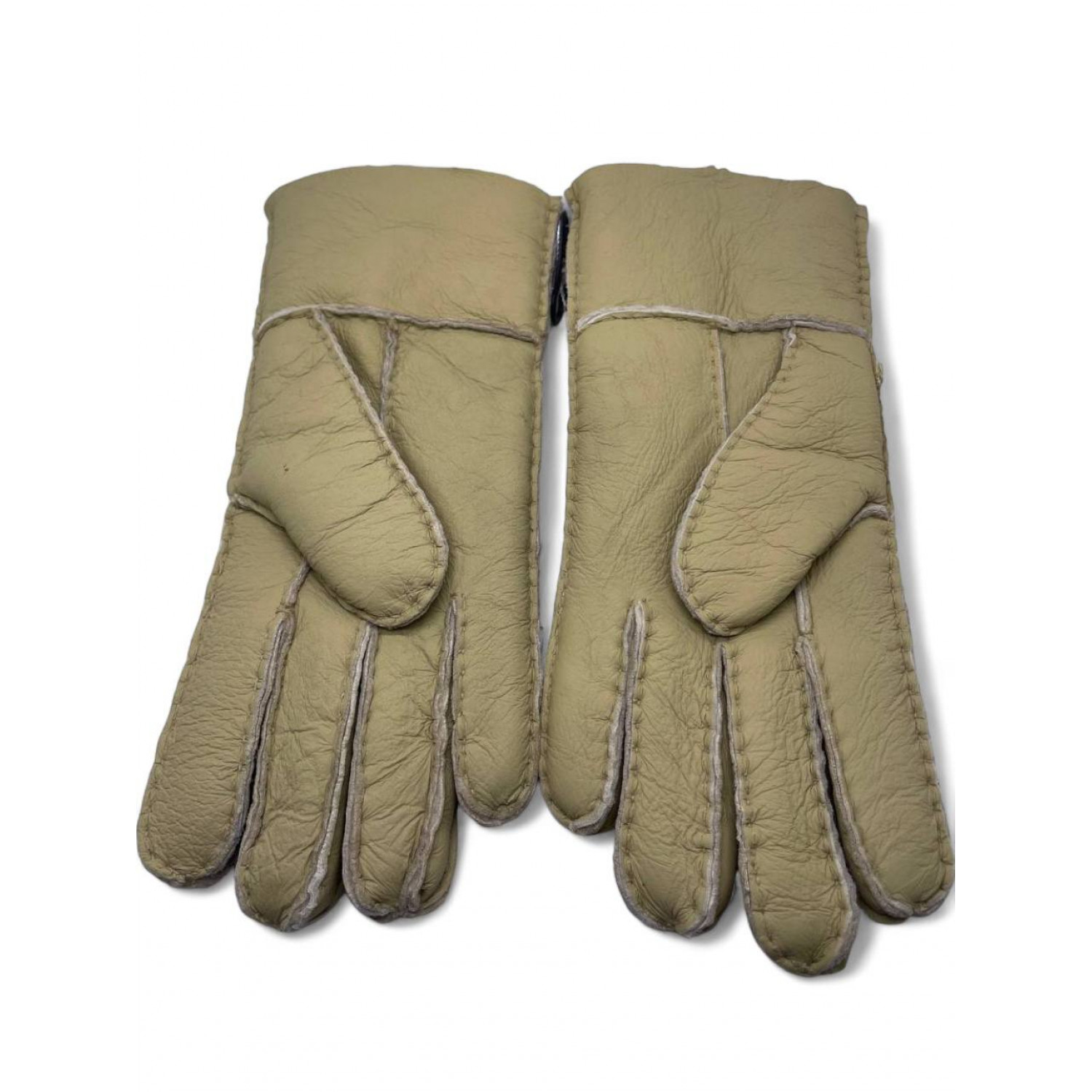 UGG Women's Sheepskin Glove Metallic Sand