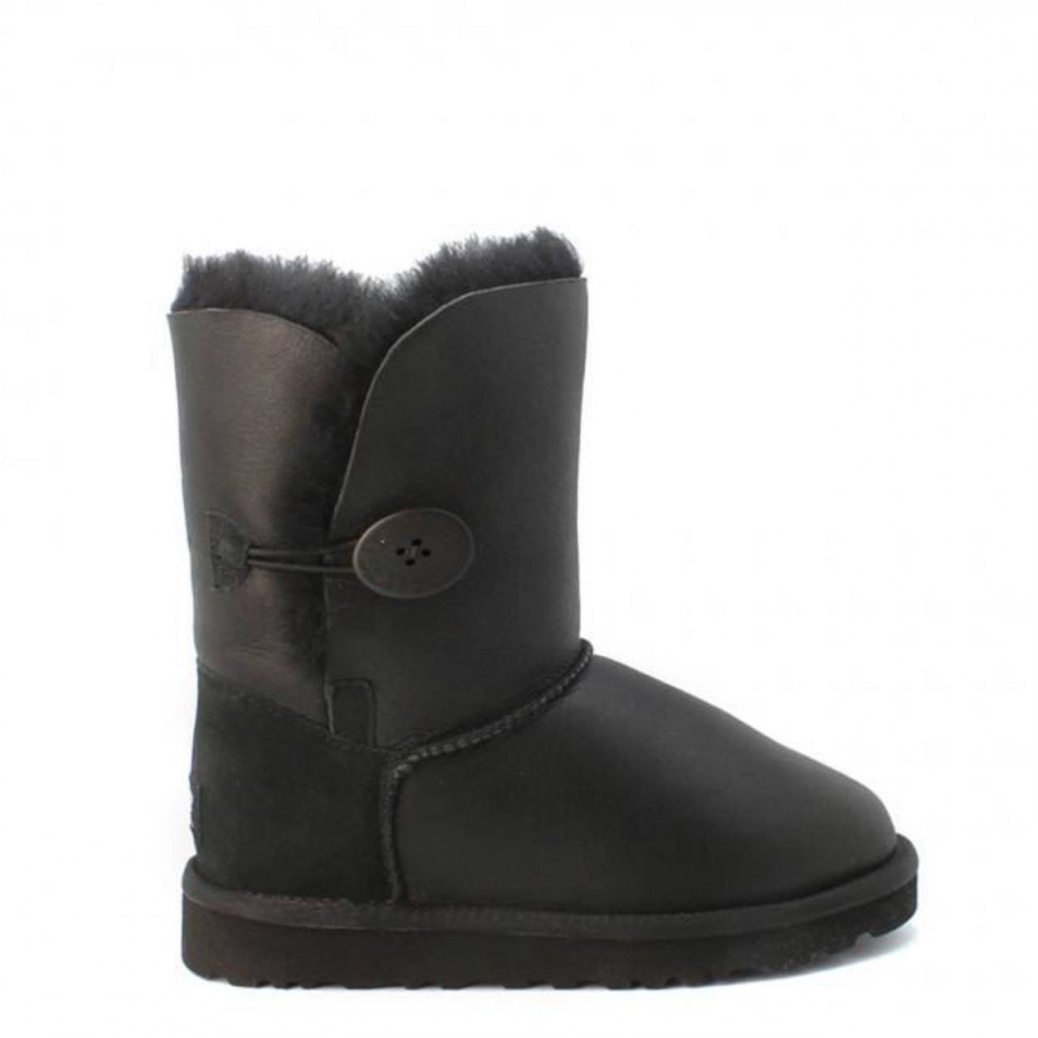 UGG Kids Bailey Button Metallic Black 