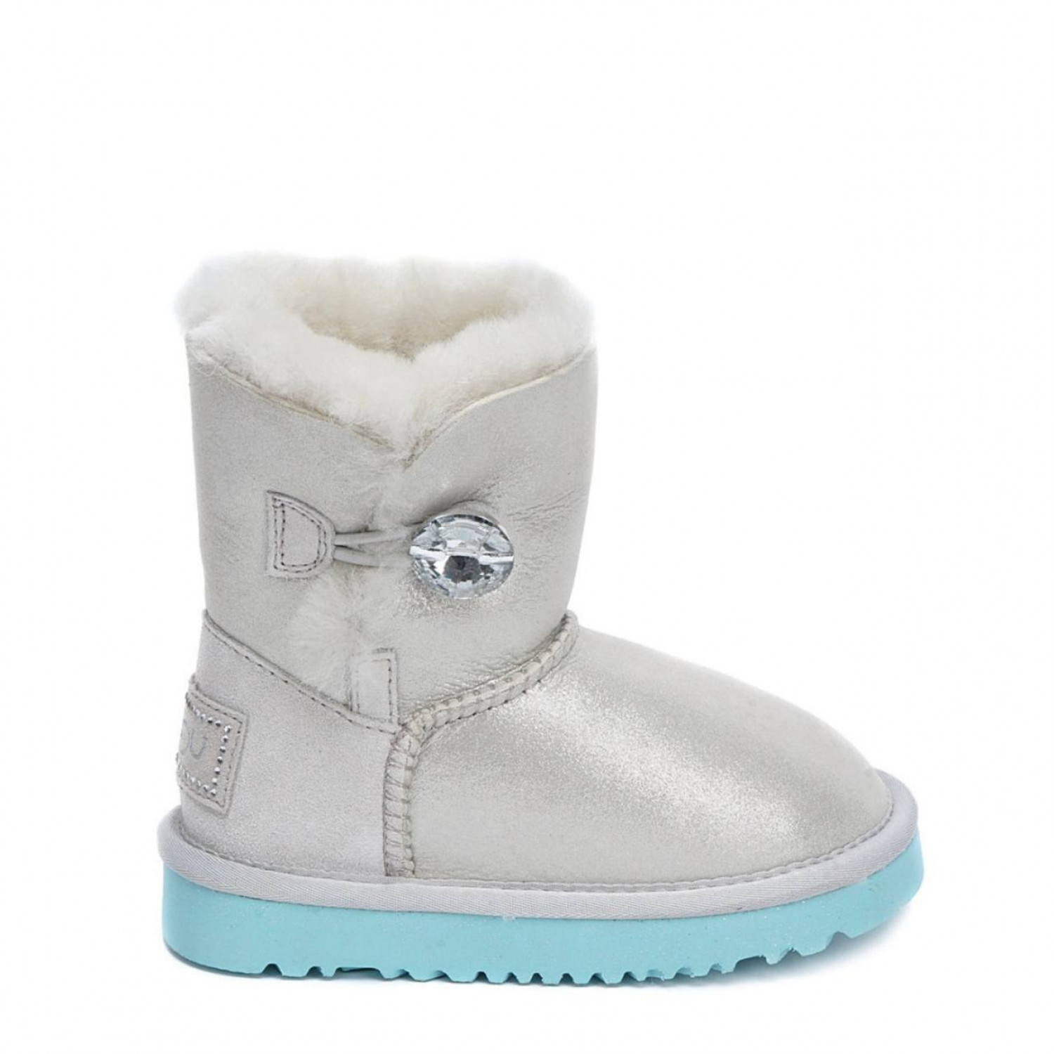 UGG Kids Bailey Button I Do White 