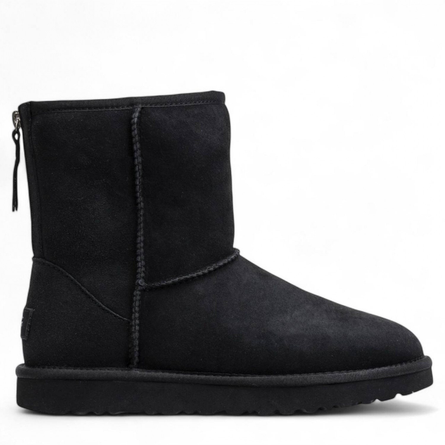 UGG Mens Classic Short Zip Black 