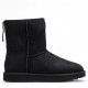 UGG Mens Classic Short Zip Black 
