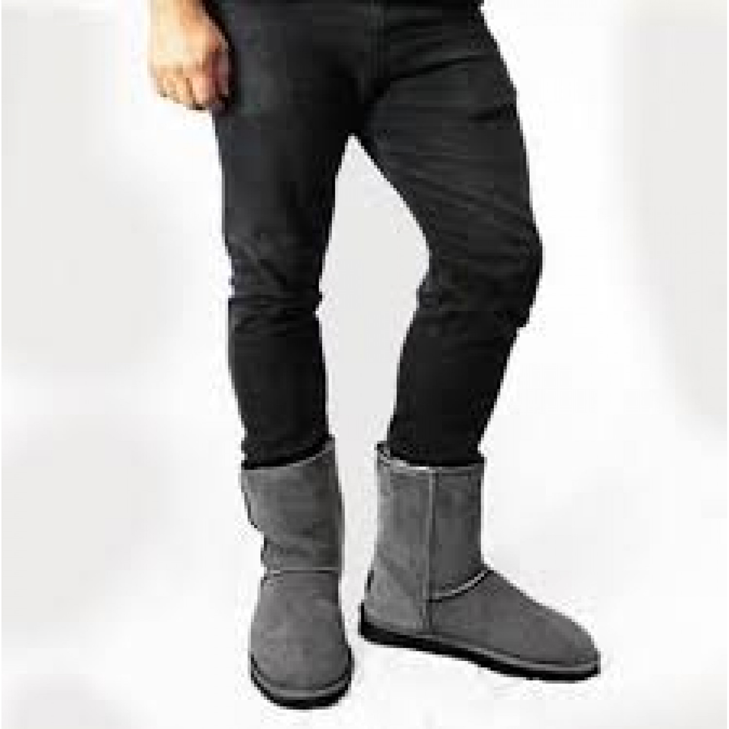 UGG Mens Classic Short Metallic Grey 