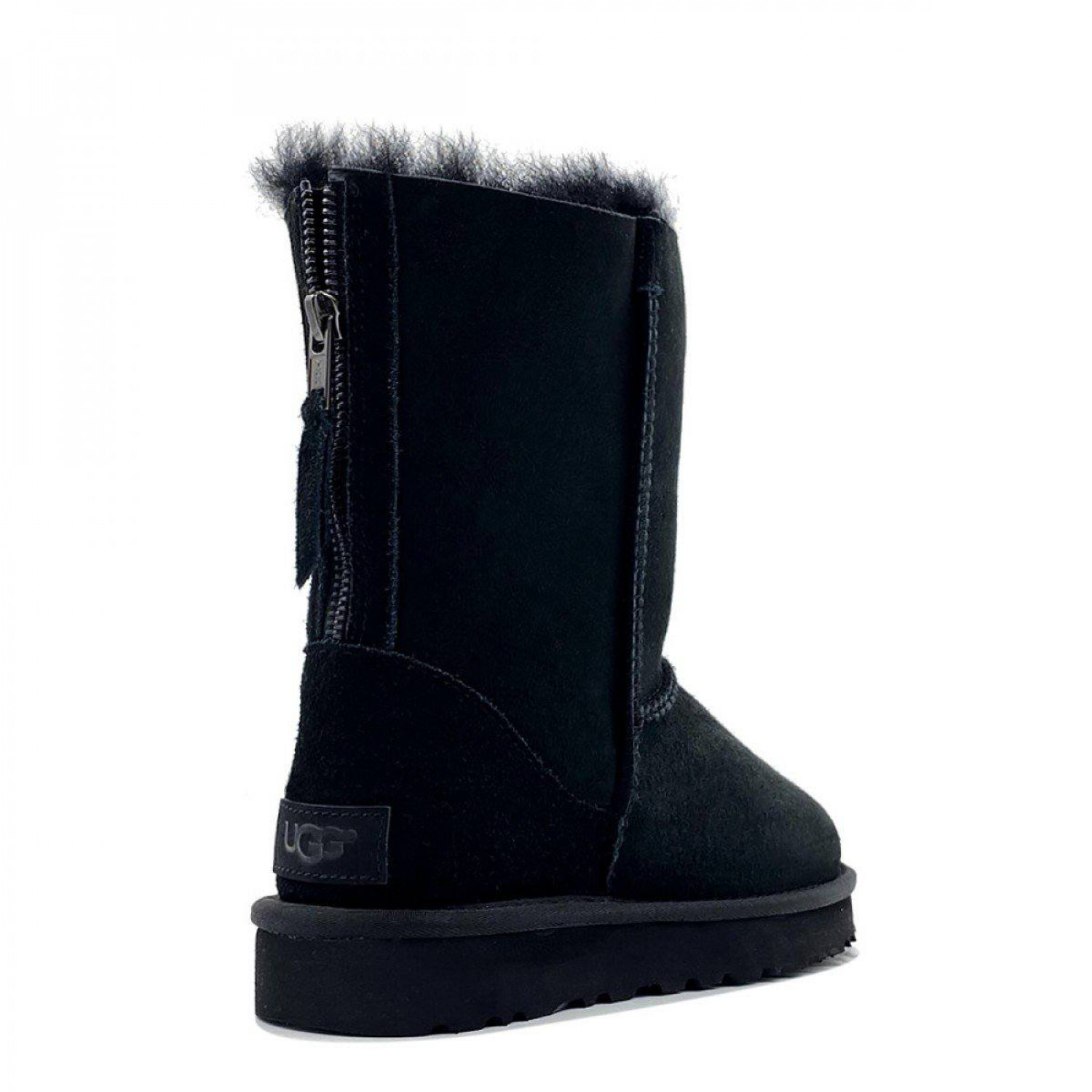UGG Classic Short Zip II Black