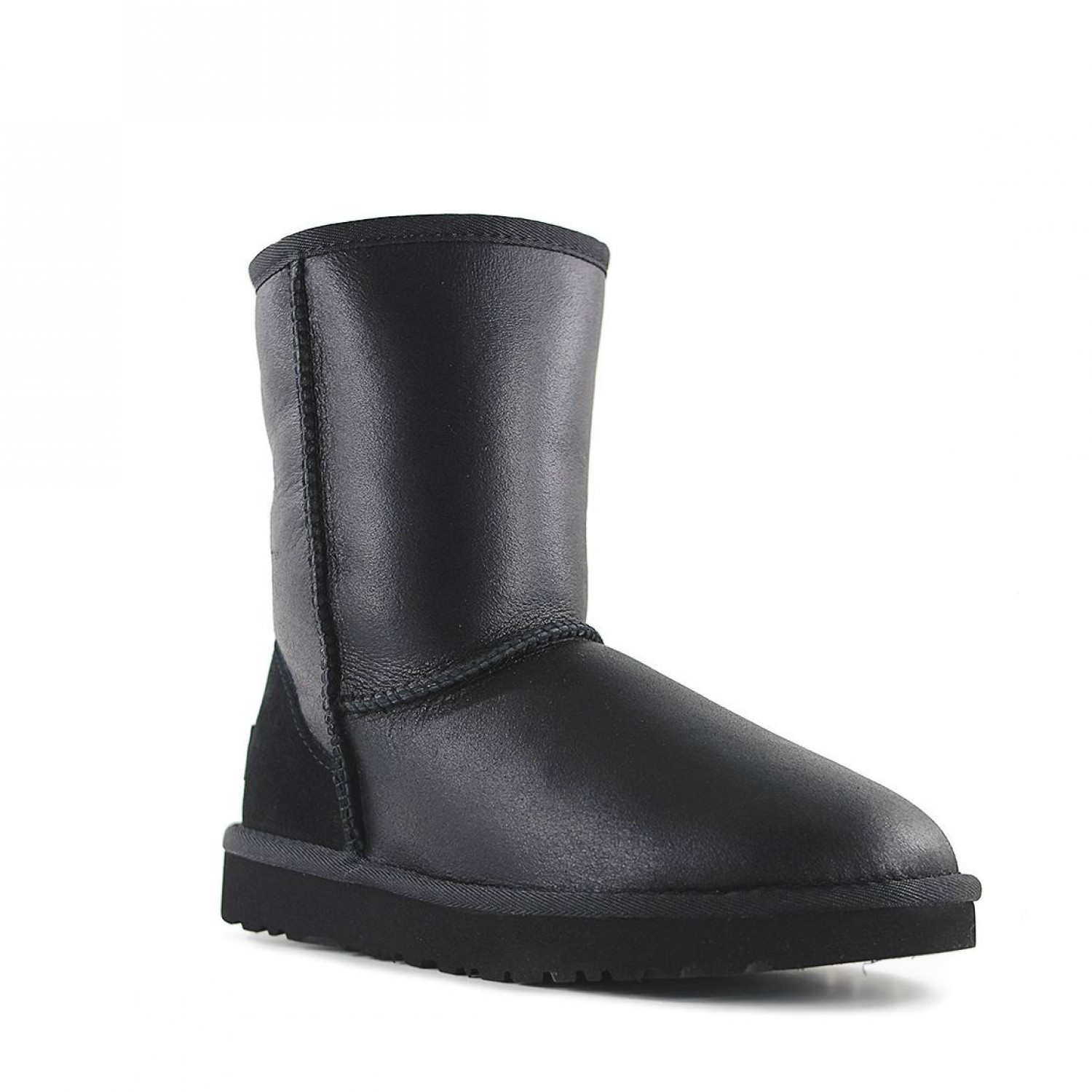 UGG Classic Short Metallic Black