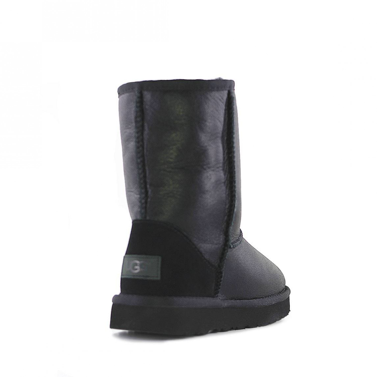 UGG Classic Short Metallic Black