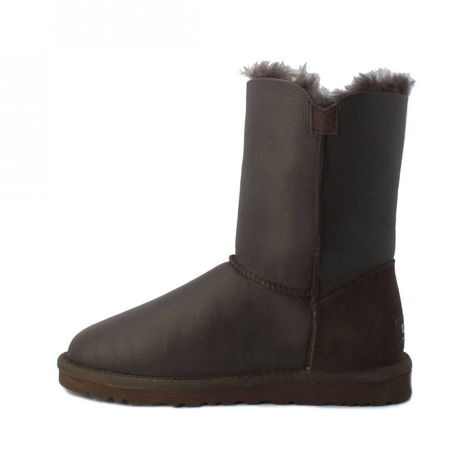 UGG Bailey Button Metallic Chocolate