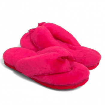 UGG Fluff Flip Flop Rose Red