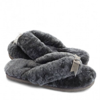 UGG Fluff Flip Flop Grey