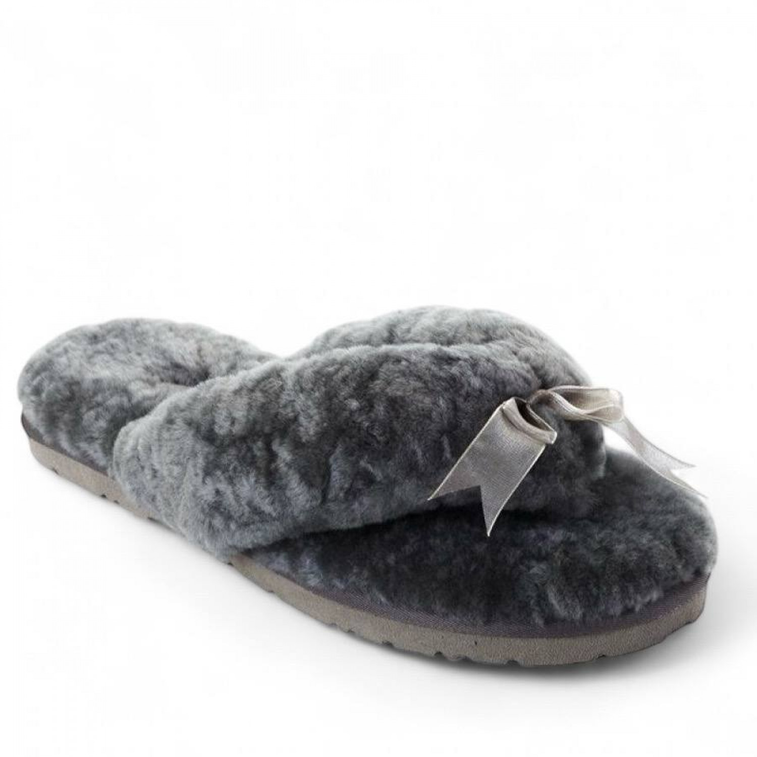 UGG Fluff Flip Flop Grey
