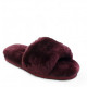 UGG Fluff Slide Slippers Dark Purple