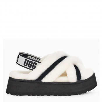 UGG Disco Cross Slide White