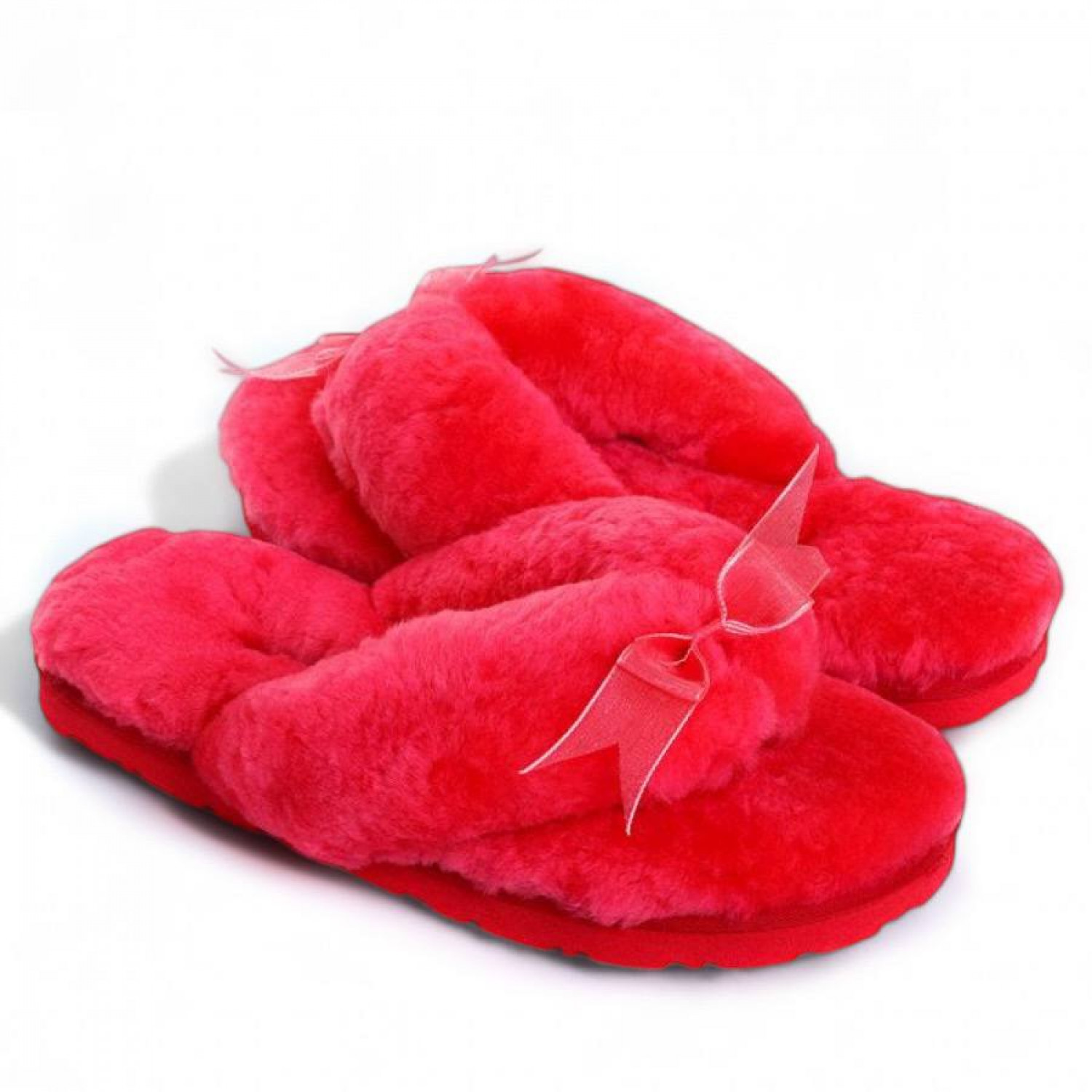 UGG Fluff Flip Flop Watermelonred