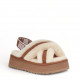 UGG Disco Cross Slide Chestnut