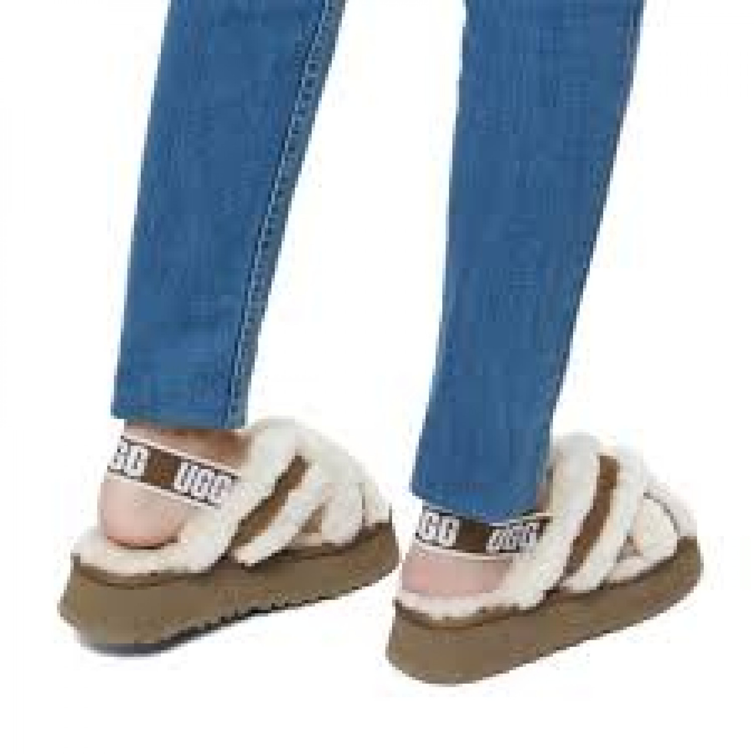 UGG Disco Cross Slide Chestnut