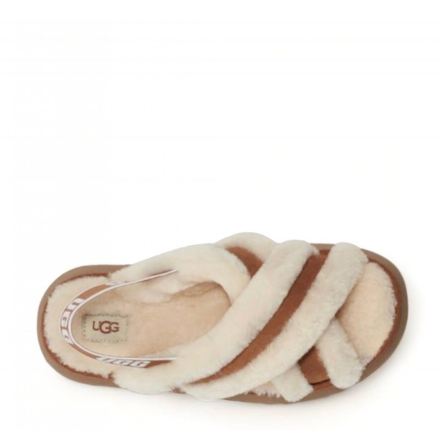 UGG Disco Cross Slide Chestnut