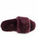 UGG Fluff Slide Slippers Dark Purple