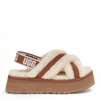 UGG Disco Cross Slide Chestnut