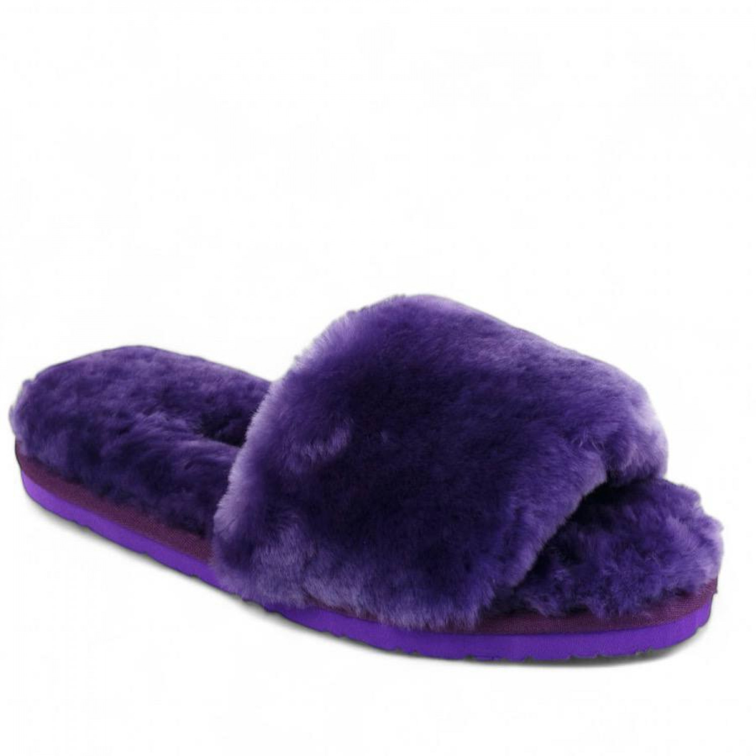 UGG Fluff Slide Slippers Purple