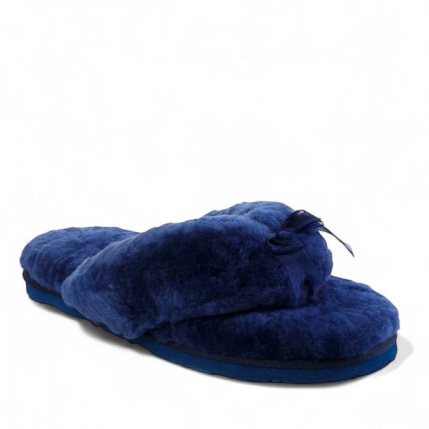 UGG Fluff Flip Flop Navy Blue