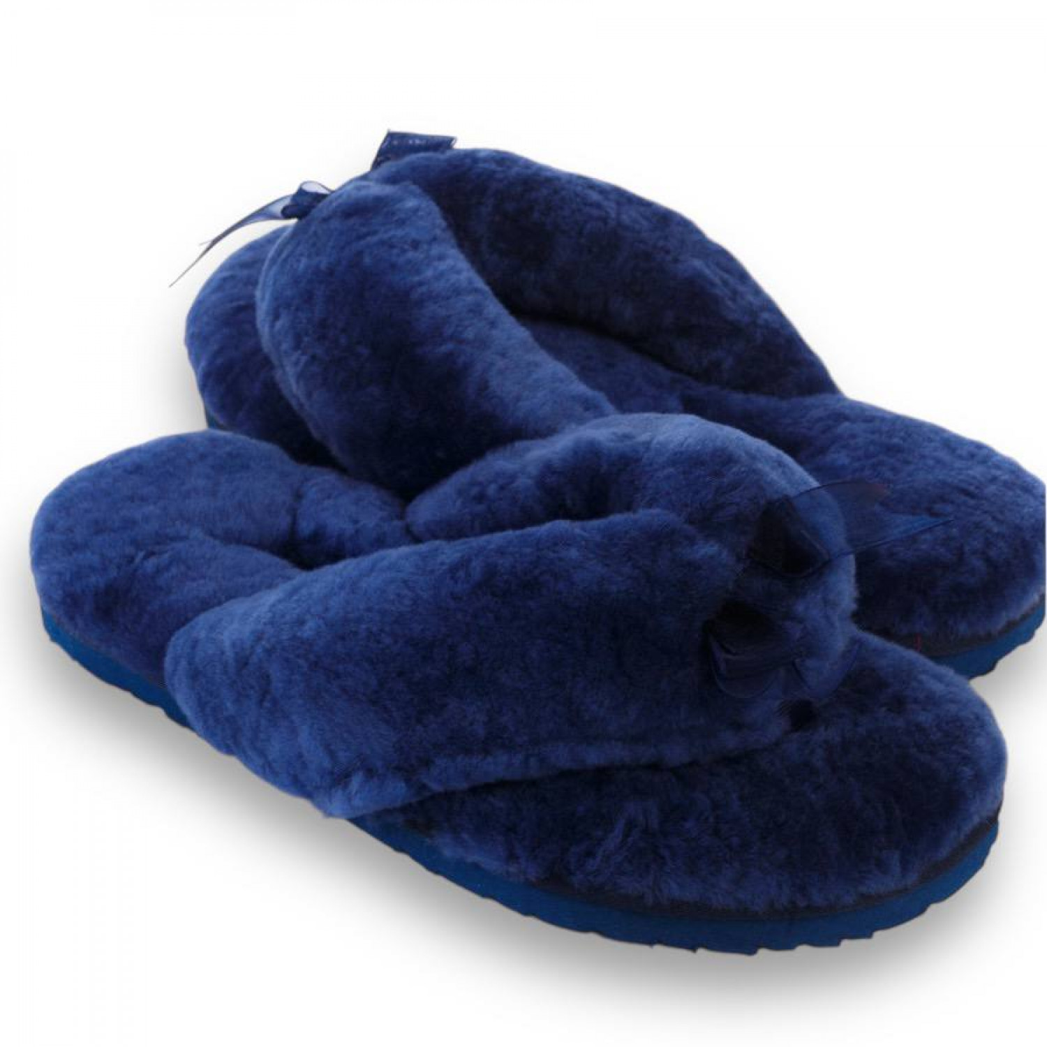 UGG Fluff Flip Flop Navy Blue