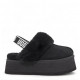 UGG Funkette Suede Platform Black