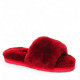 UGG Fluff Slide Slippers Bordo