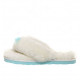 UGG Fluff Flip Flop White