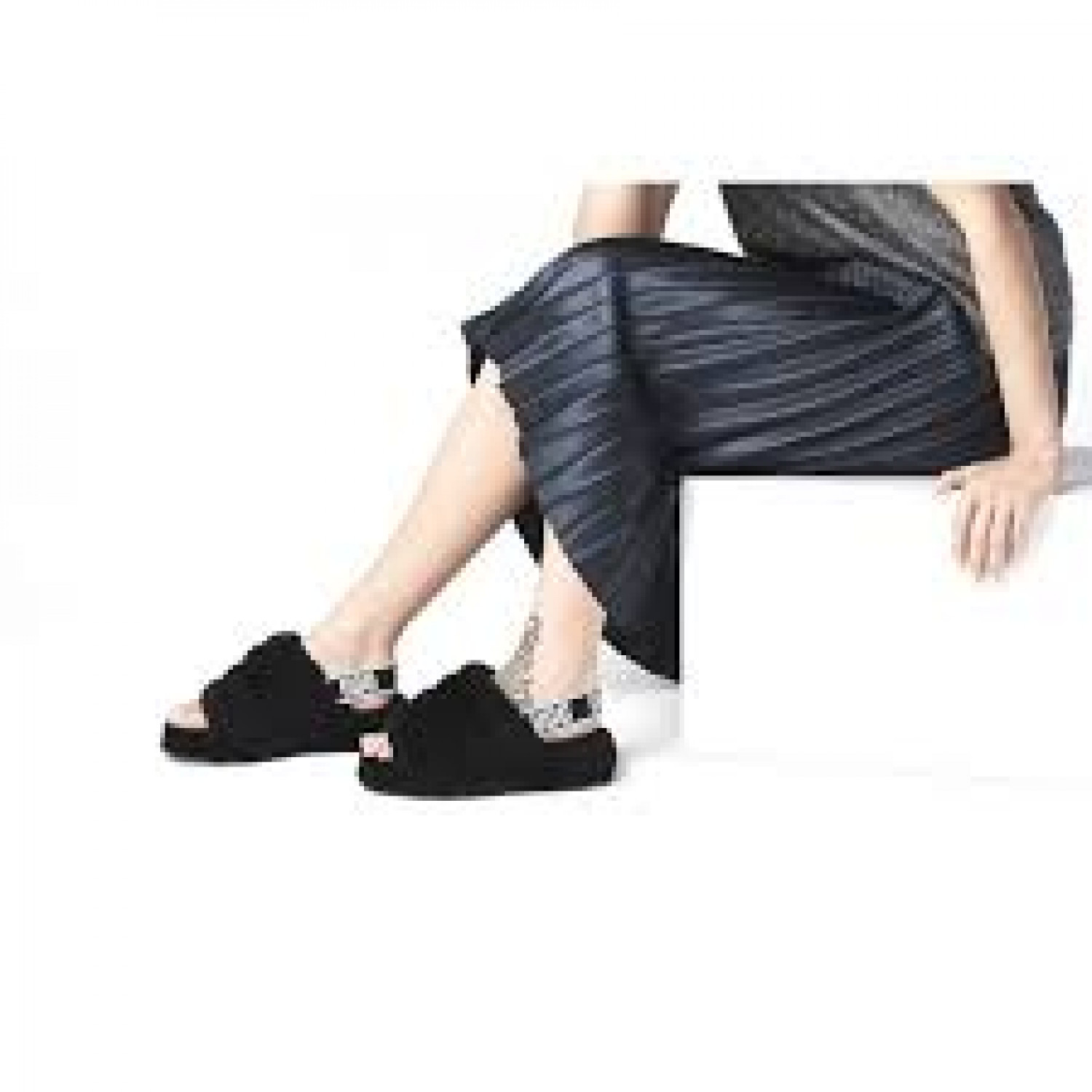 UGG Fluff Yeah Slide Black