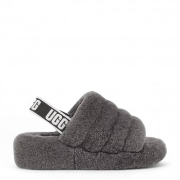 UGG Fluff Yeah Slide Grey