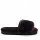 UGG Fluff Slide Slippers Chocolate