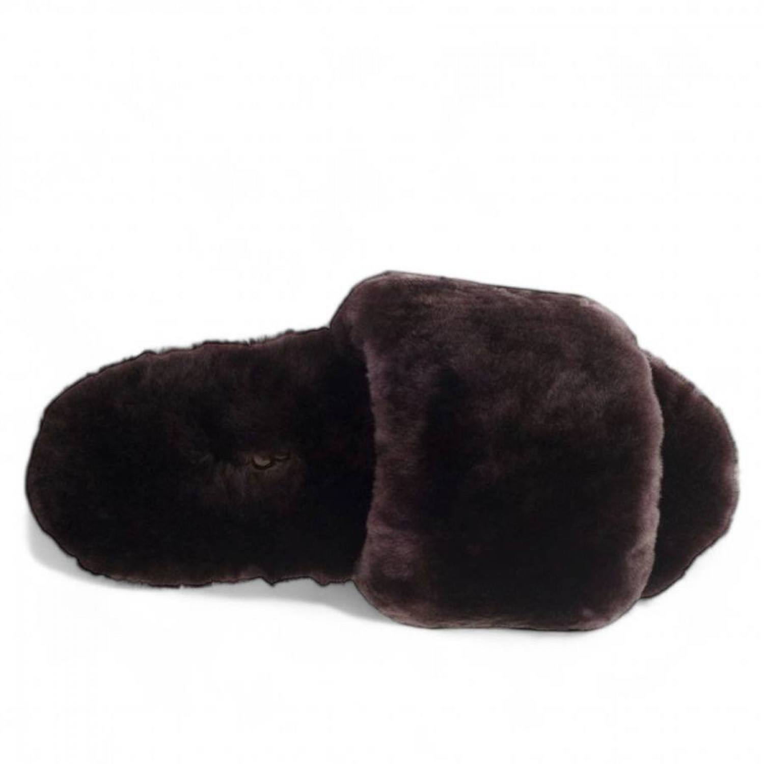 UGG Fluff Slide Slippers Chocolate